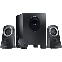 Logitech Z313 Sistema de Altavoces 2.1 con Subwoofer- Sonido Pleno- 50W de Pico- Graves Potentes- Entrada Audio 3.5 mm…